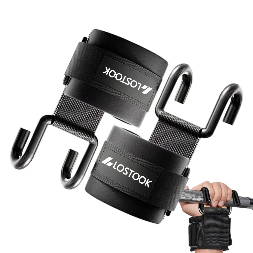 Gymnastic Ring - 1/2 Stück Klimmzug-Unterstützungshaken Fitness-Handgelenkband - Perfekt
