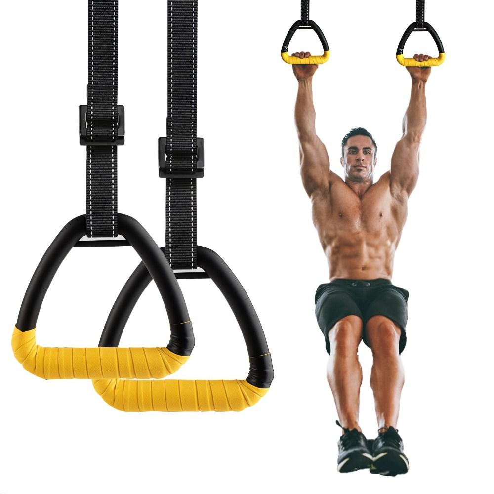 Gymnastic Ring - 1 Paar Premium Gymnastikringe ohne Bohren,