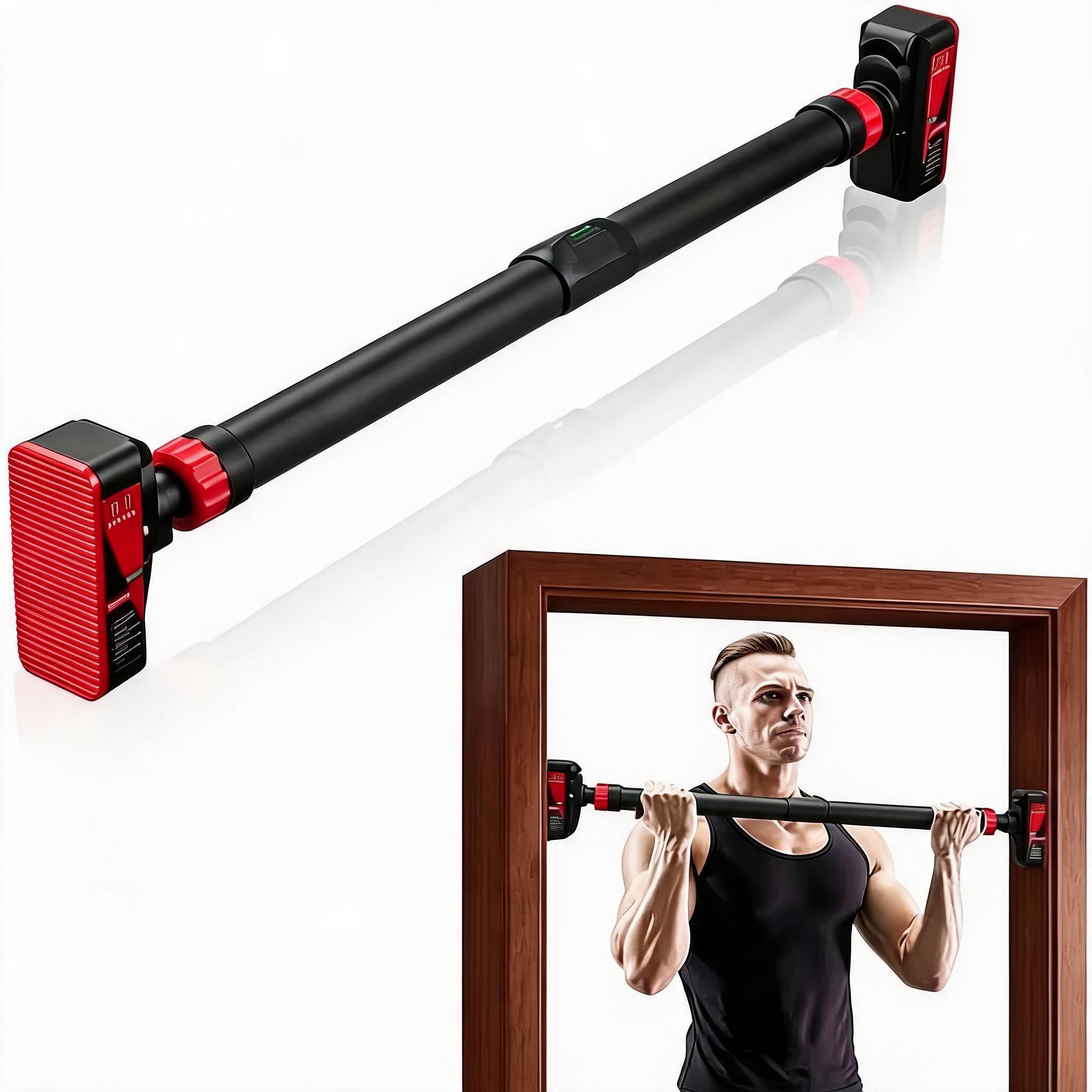 Pull Up Bar - Klimmzugstange für Türrahmen, Kraft-Klimmzugstangen, verstellbare Klimmzugstange