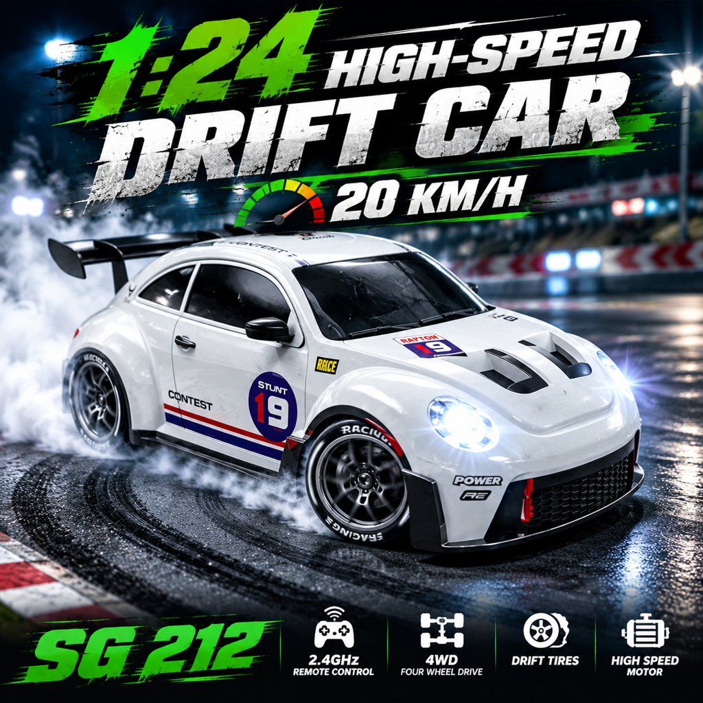 Victor Racket Jetspeed - Neues ferngesteuertes Drift-Auto 1:24 4WD Rennmodell