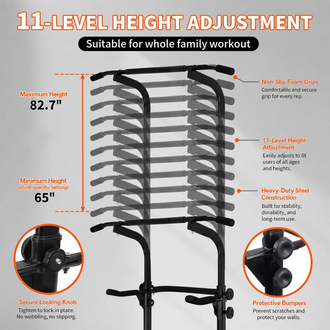 Power Tower für Heim-Fitness,  – Pull Up Bar Bewertung und Preis