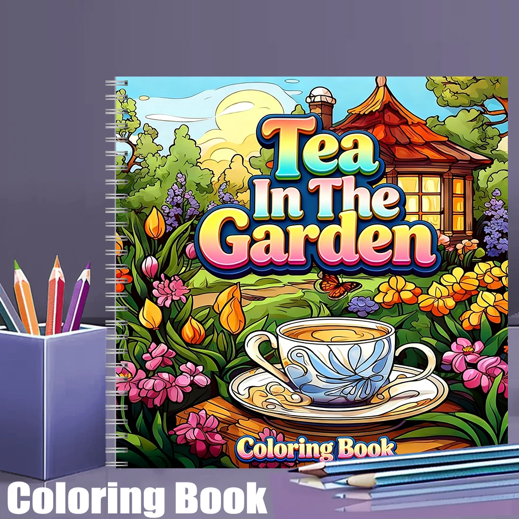 Malbuch „Tea In The Gardens“ f – Chalk Bag Bewertung und Preis