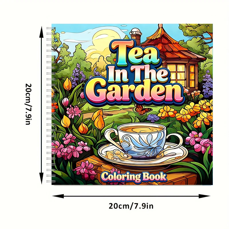 Malbuch „Tea In The Gardens“ f – Chalk Bag Bewertung und Preis